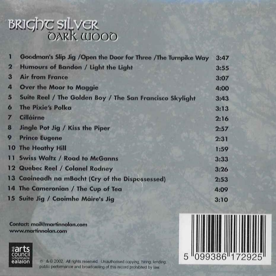 Bright Silver - Dark Wood