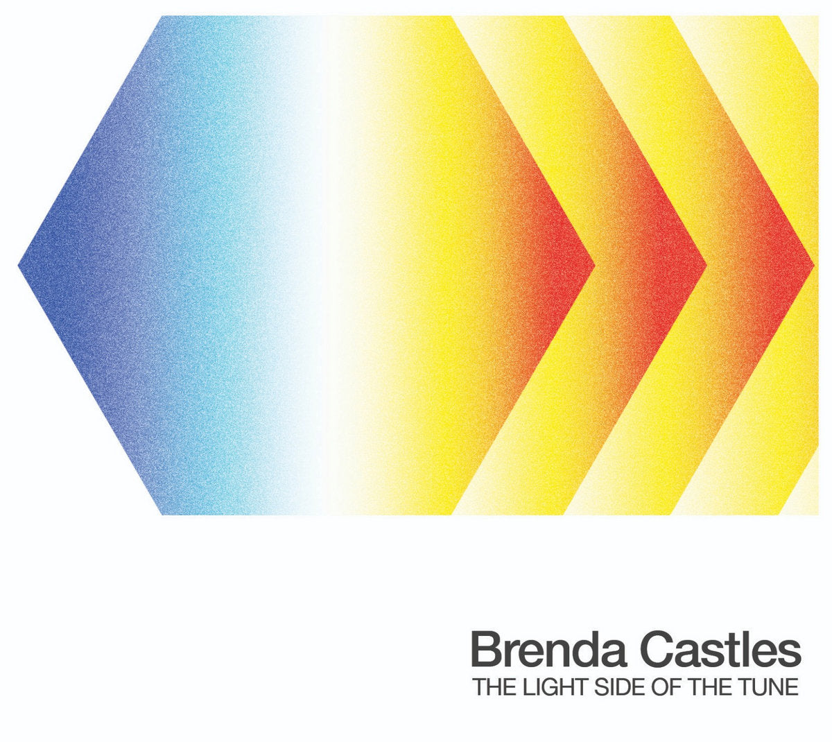 Album cover with geometric design and text 'Brenda Castles The Light Side of the Tune'