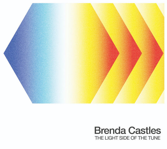 Album cover with geometric design and text 'Brenda Castles The Light Side of the Tune'