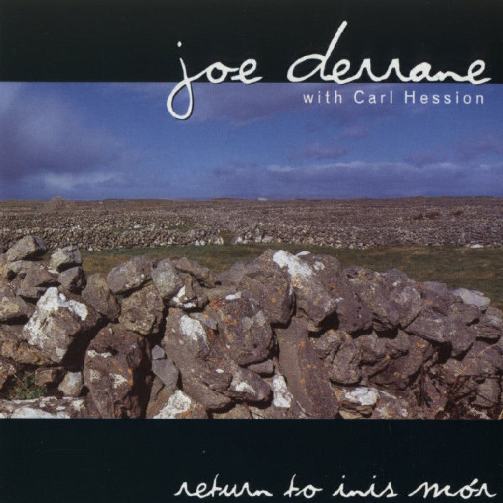 Album cover with stone wall and landscape, featuring Joe Derrane and Carl Hession text.