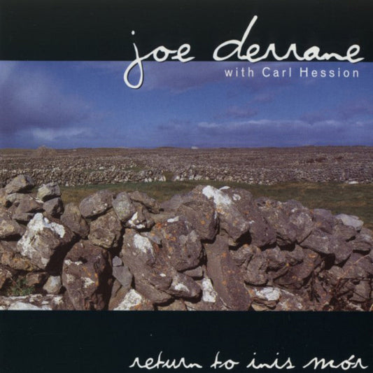 Album cover with stone wall and landscape, featuring Joe Derrane and Carl Hession text.